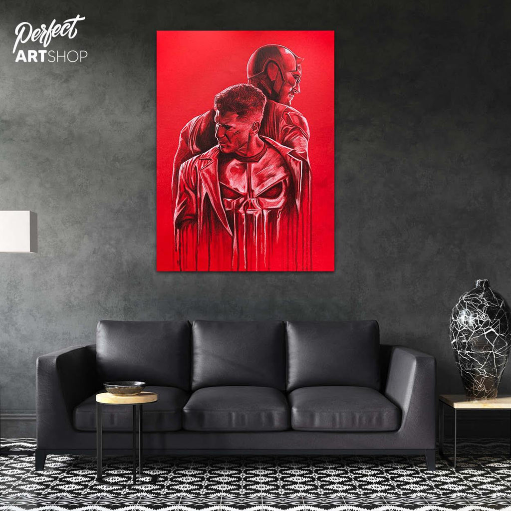 DAREDEVIL & PUNISHER - PerfectArtShop