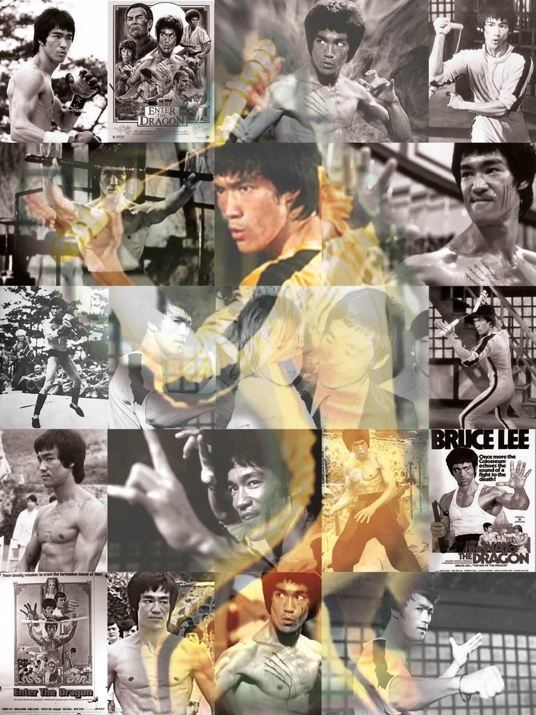 BRUCE LEE COLLAGE - PerfectArtShop