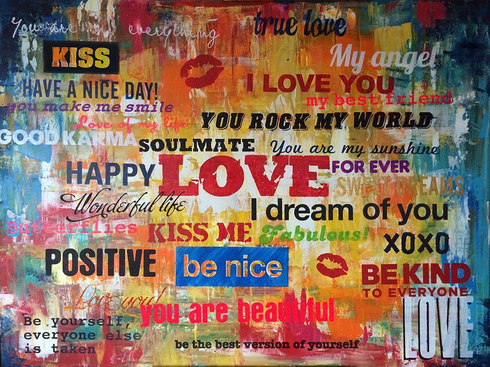 ABSTRACT LOVE - PerfectArtShop