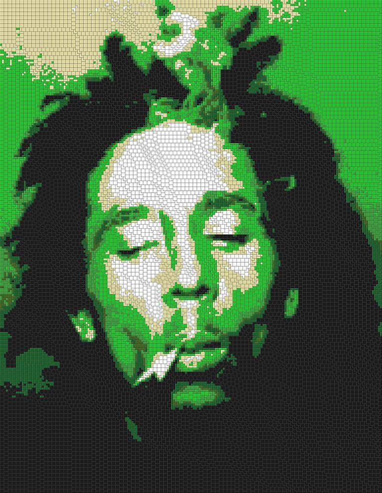 BOB MARLEY GREEN - PerfectArtShop